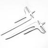 Car Side C Pillar Angel Badge Sticker Fender Side Emblem Decor Accessories For Mercedes Benz AMG W124 W202 W203 W204 W210 W211