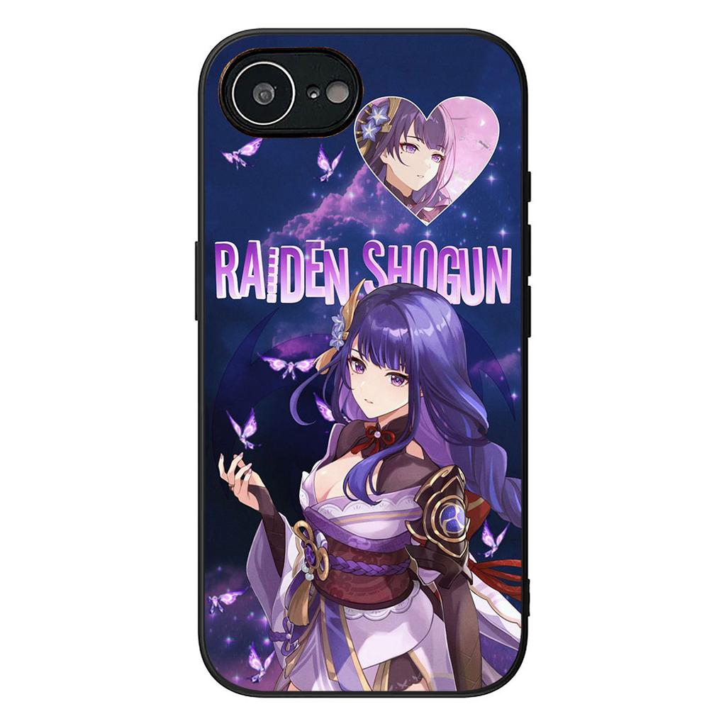 Genshins Raiden Shogun Impacts Protective Cover for Xiaomi Poco C85 C65 C75 X7 X6 M6 M8 F7 F8 Ultra F6 Pro Phone Case