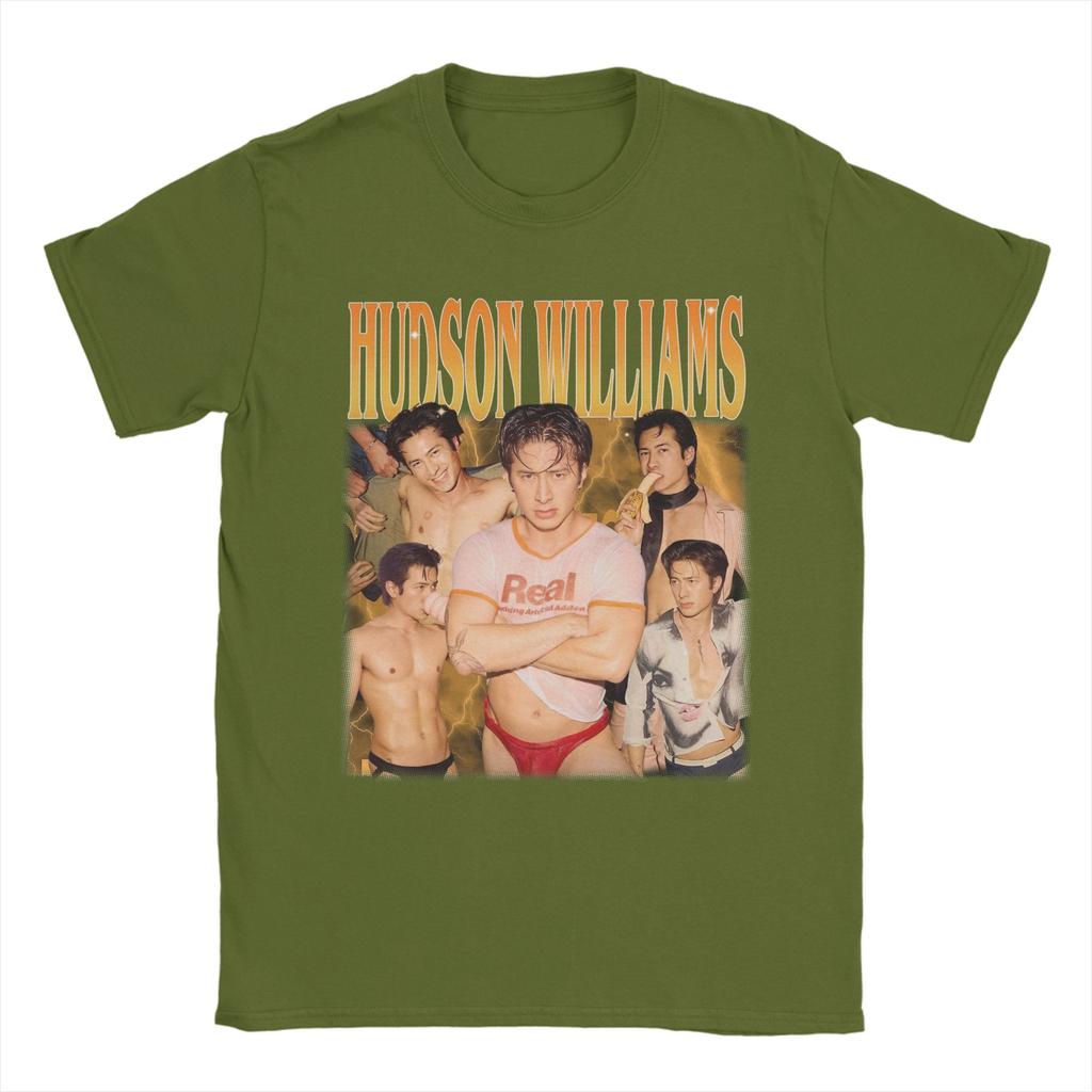 Unisex Hudson Williams T Shirts 100 Cotton Clothes Fun Short Sleeve Crewneck Tee Shirt Gift Idea TShirt
