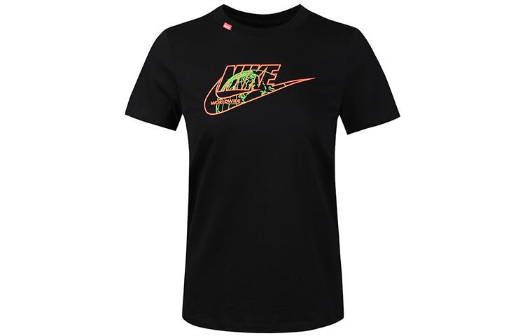 

Nike T Shirts Women s Black Crew Neck Moderate Straight Fit CV9165-010 S