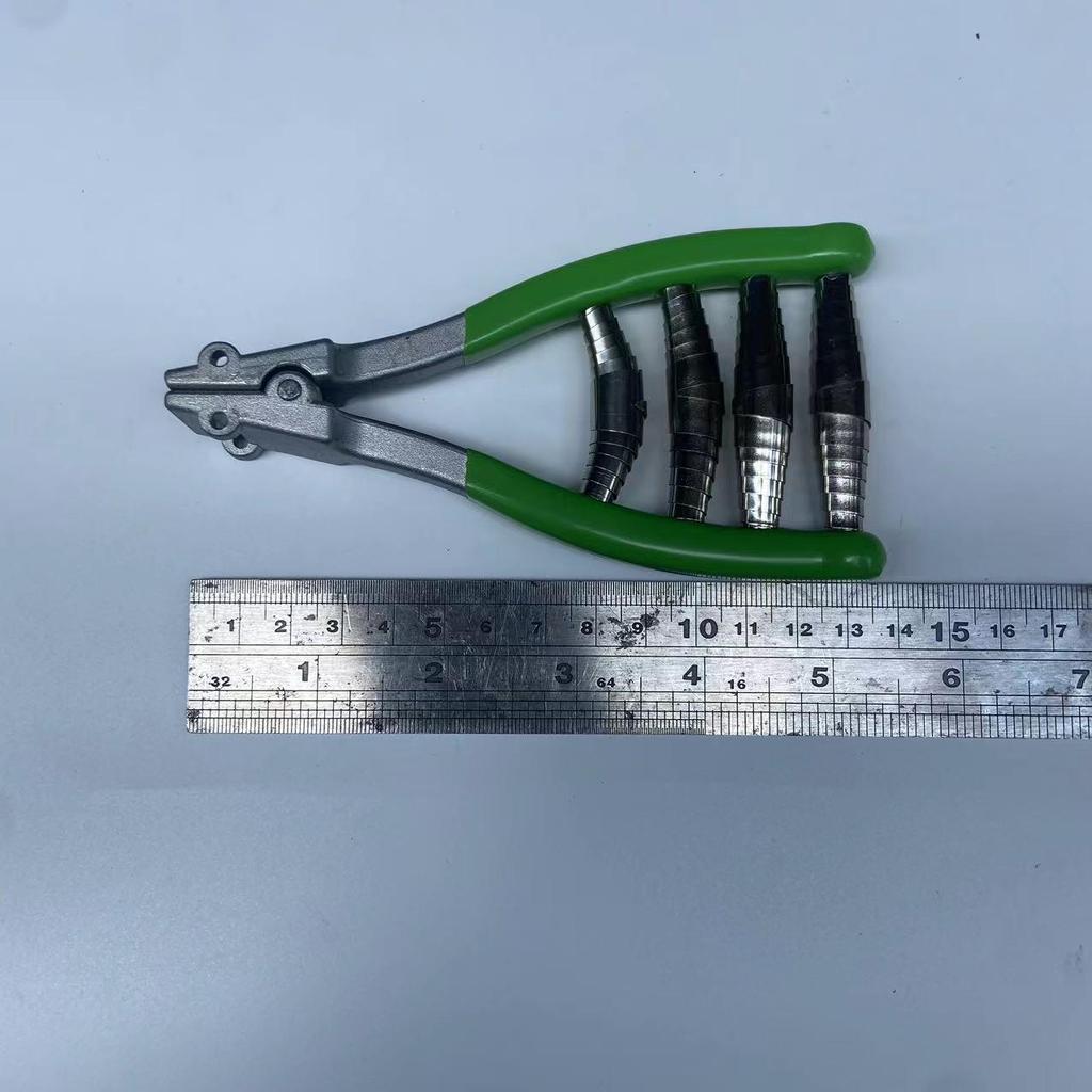 Badminton Tennis Racket Stringing Machine Clamp Pliers - Four-Spring Fixing Tool (Red, Black, Green)