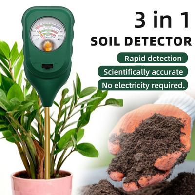 3-in-1 Soil Tester Soil PH Fertility Test High Precise Portable No Battery Required Horticultural Soil Moisture Meter Sensor Detector