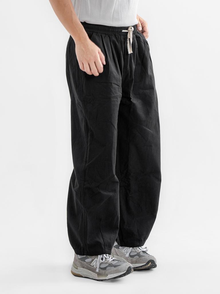 Imeojeonsi Em5 Mutsu-Shi Wide Fit Cotton Elastic Waist Pants