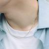 EManco  Fashion Hypoallergenic Fine Jewelry Hip Hop  Stainless Steel Gold Box Chain Necklace Jewelry Mens