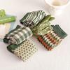 Long Socks Women'S Plaid Medium Tube Cotton Socks High Tube Tide Japanese Retro Stacking Socks Stockings