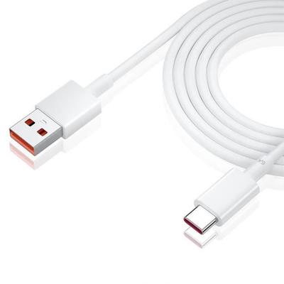 USB-C Cable 6A Fast Charging for Xiaomi 13, 13 Pro, Xiaomi 13T, 13T Pro, 13 Ultra, 13 Lite - White 1 Meter