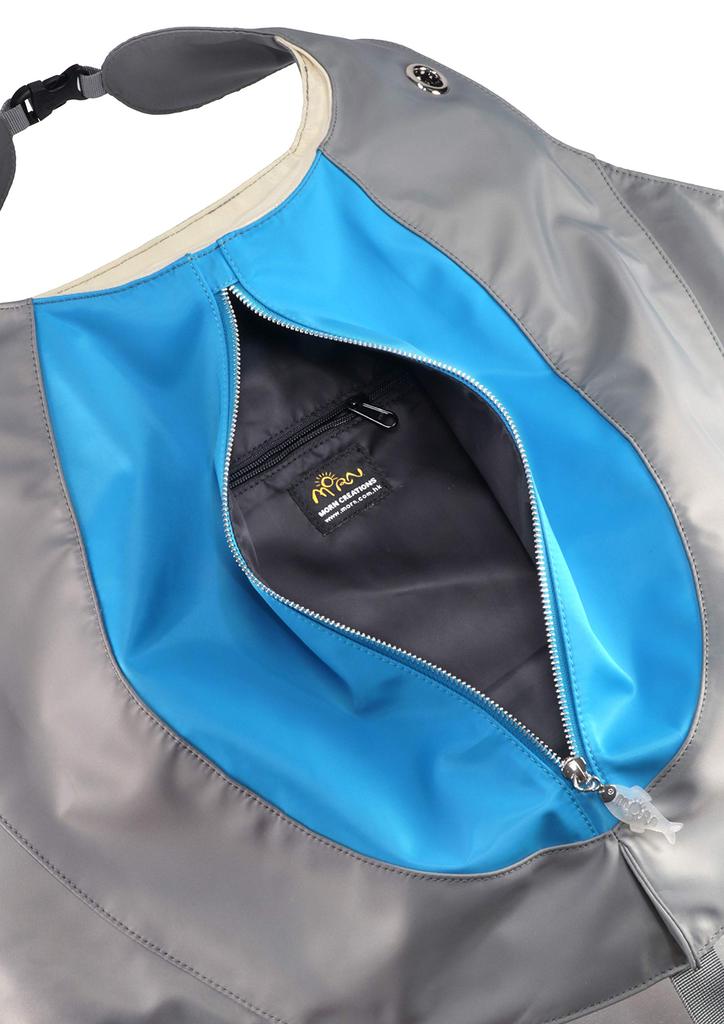 [MORN CREATIONS] Manta Backpack, Large, GrayBlue