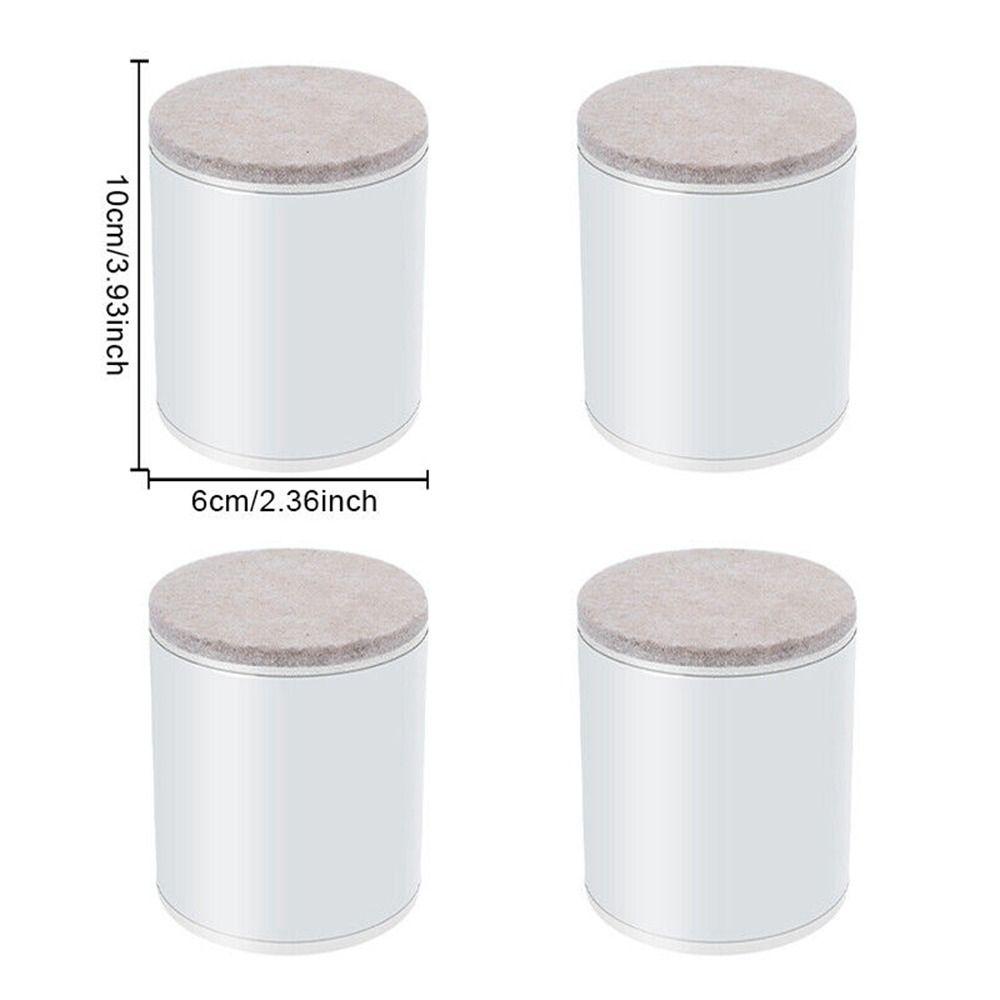 Piedini per letto in acciaio al carbonio, piedini di supporto rotondi per il comodino, nuovi piedini di sollevamento per mobili per letto da 4 pezzi