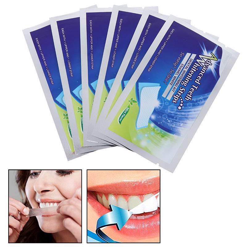 Buy Teeth Whitening Strip Oral Hygiene Care Double Elastic Teeth Strips