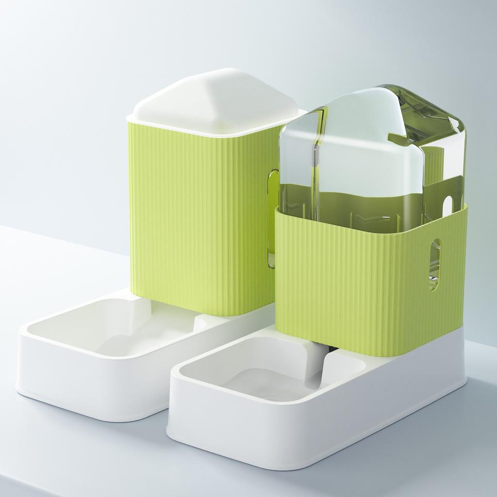 Cat and Dog Automatic Feeder Water Fountain Pet Cat Bowl Non-wet Mouth Cat Basin Dog Bowl Water Dispenser Supplies