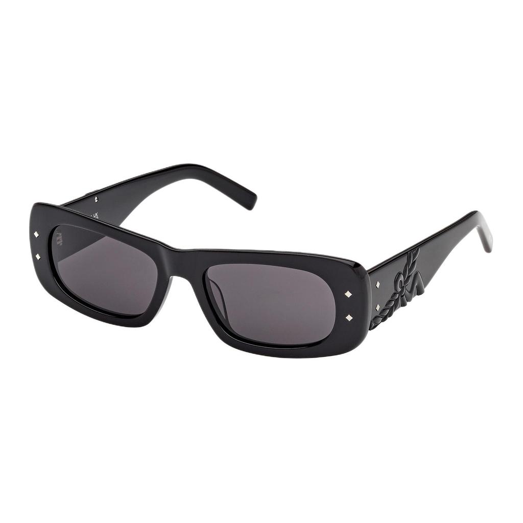 MCM Lightweight Comfortable Design Square Sunglasses Unisex Sunglasses Black MW0032-01A