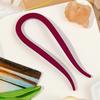 Matte Hair Forks Hair Sticks Goat Horns U-Shape Hair Comb Bun Hairpin Women Girls Hairstyle Hair Accessories Headband Hairstyle