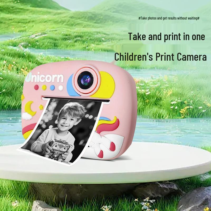 D1 Polaroid Kids Mini Cameră Duală: Imprimare de înaltă definiție și jucărie digitală