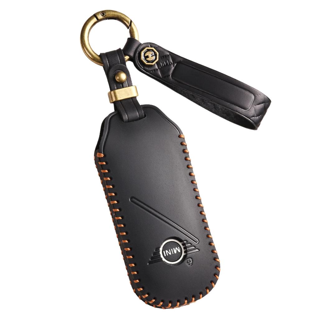2024 Handmade Genuine Leather Key Cover for BMW MINI - New Models Available