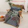 China Colored Jacquard Pure Cotton Four-Layer Gauze Bath Towel Men Women Extra-Large Adult Beach Towel Soft Absorbent