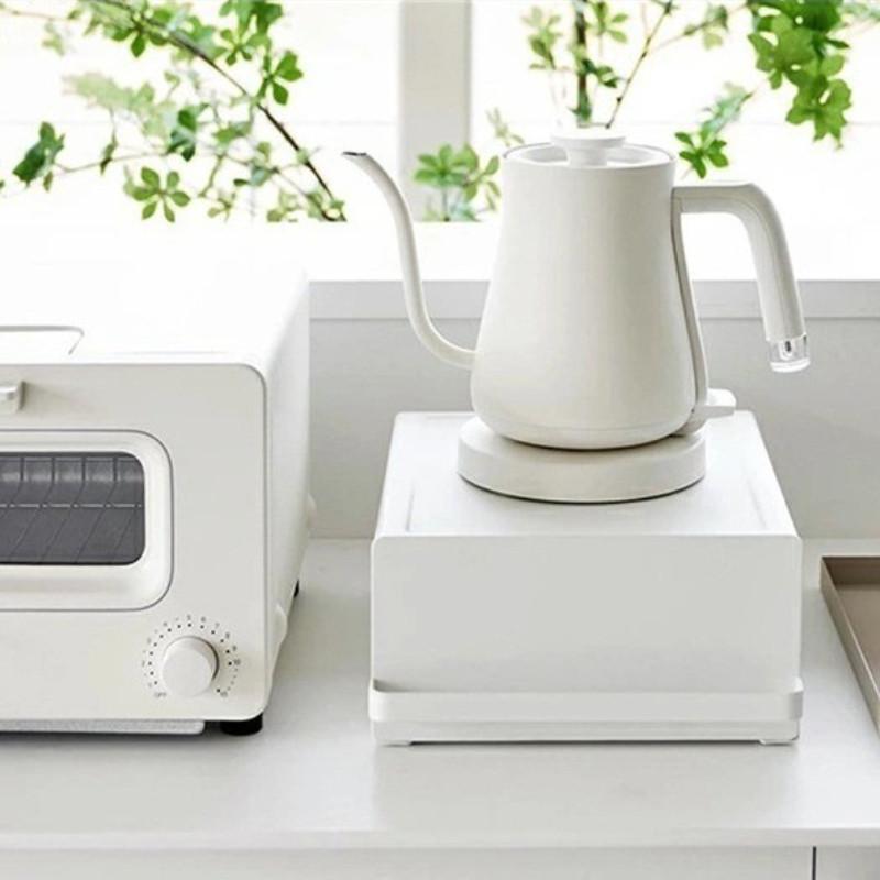 Kettle Placement Table Simple Coffee Machine Drawer Style Storage Rack Office Pantry Desktop Storage Shelf