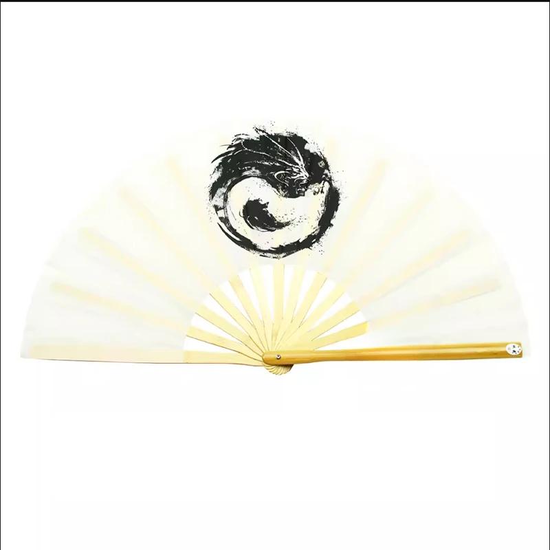 

1pc Kung Fu Tai Chi Fan Bamboo 33cm High-grade Right Hand Performance Fan Martial Arts Fans Products Customized Pre Sale Payment