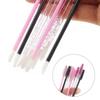 50-Piece Pack: Disposable Eyelash & Lip Brushes with Crystal Rod