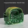 KANGMO Emerald Green Thickened Bone Dish Set