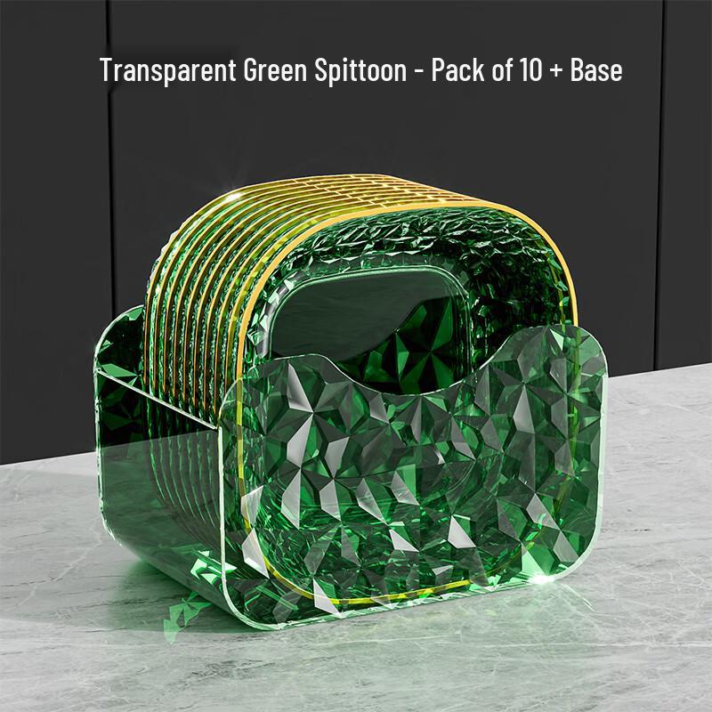 KANGMO Изумрудно-зеленый Утолщенный набор костяных тарелок