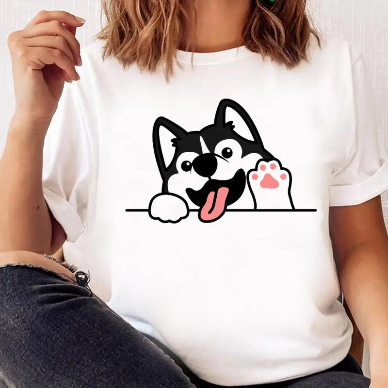 Women Print T Shirt Panda New Love Trend Graphic Tshirt Tee FeUnisex Cartoon Fall Autumn Top Ladies Fashion Clothing