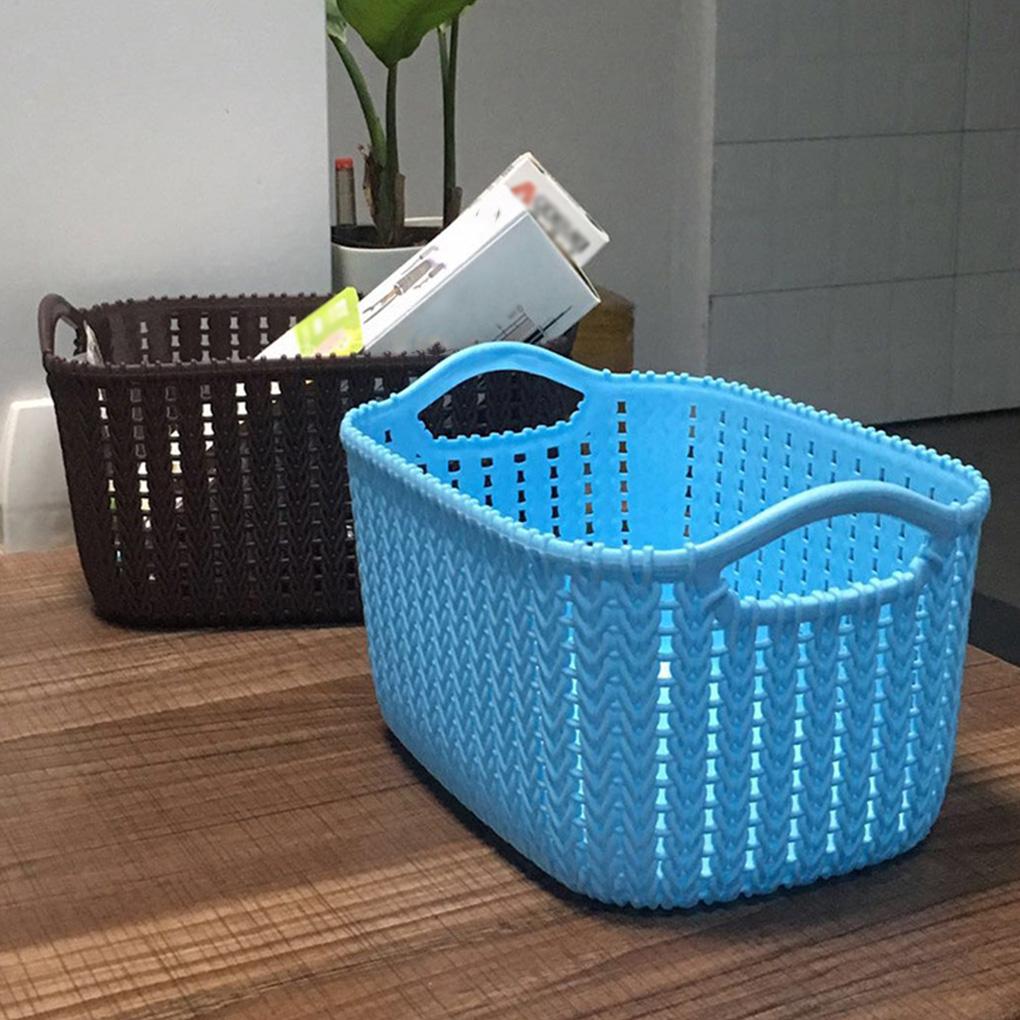 Imitation Rattan Woven Storage Basket - Stylish And Practical Solution For Storage Needs Portable Storage Frame