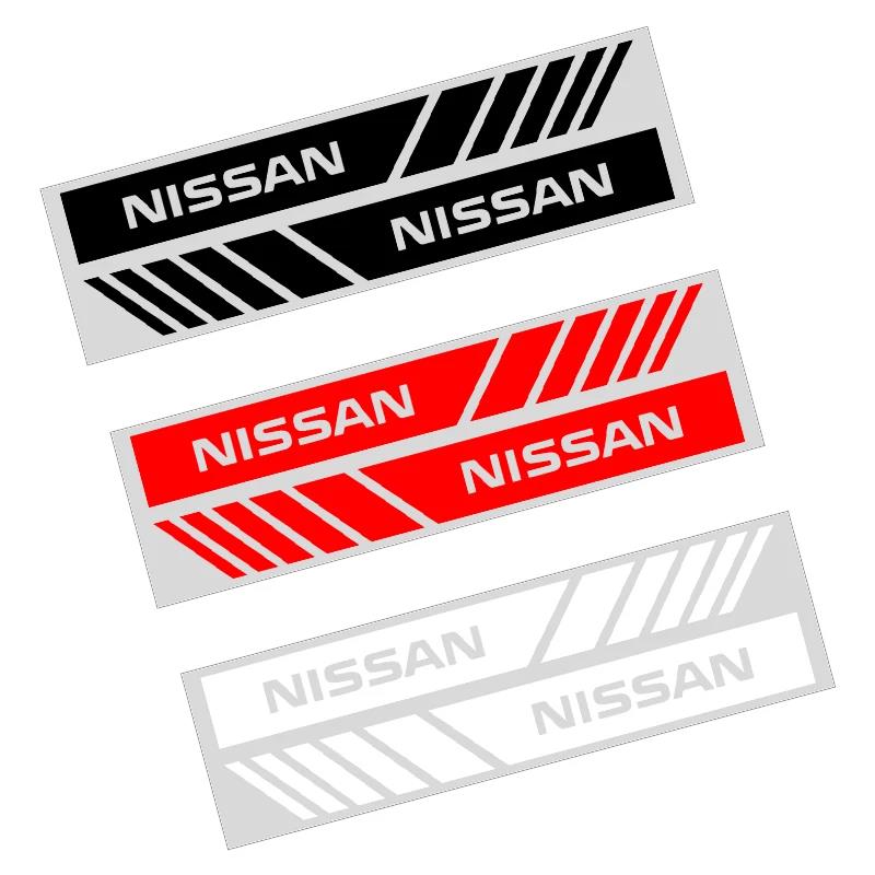 2Pcs Rearview Mirror Decal Stickers Car Styling For Nissan X-trail Patrol Qashqai Note Juke Sentra Car Decoration Accessories