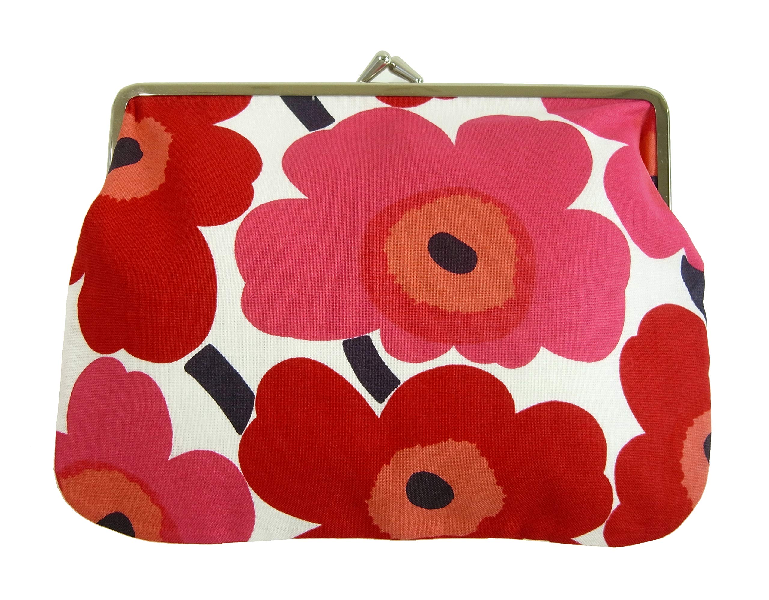 Marimekko Мини Уникко Полукас Кошелек-Мешочек на Застежке, Красный, 037773 001 MA-327 [Б/У]