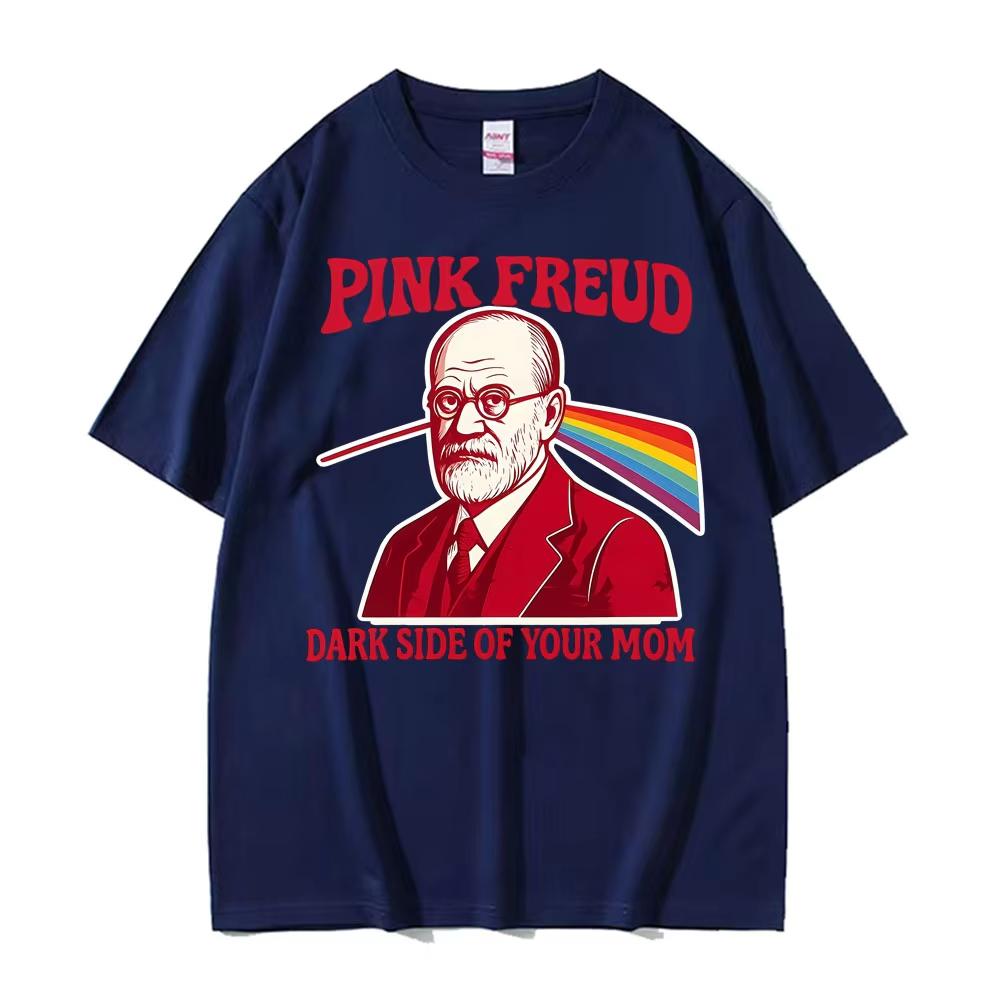 Pink Floyd Meme Mother Personality Dark Version Spoof Luxury Tshirt Unisex Women Short Sleeved Top Comfortable Cotton Tshirt