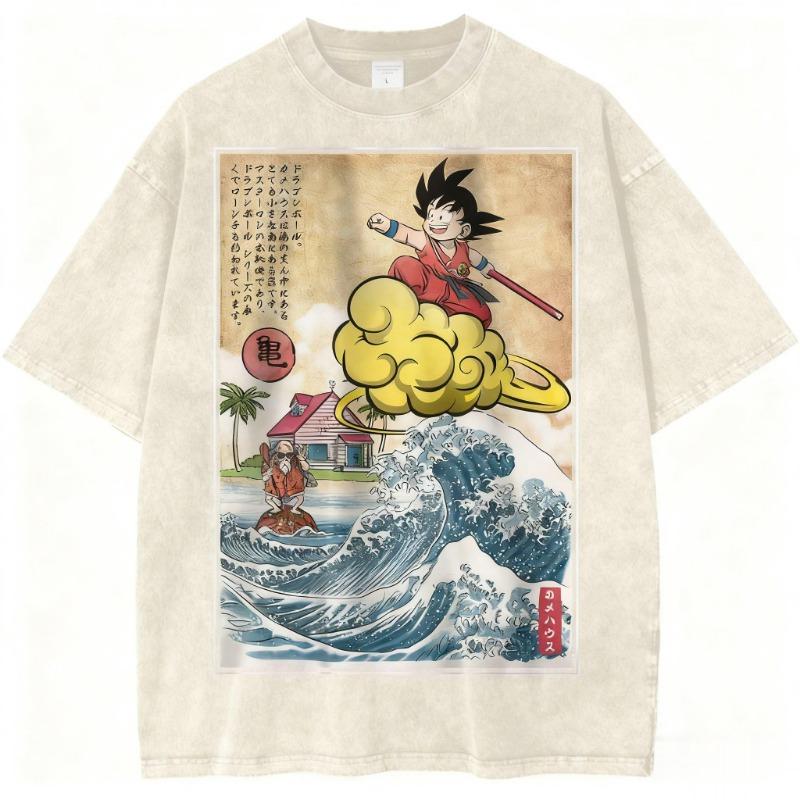 Spring Summer Anime Jujutsu Kaisen Vintage Washed T Shirt Gojo Satoru Shirt Men Women Harajuku Cotton Hip Hop Streetwear Casual