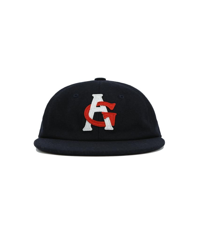 ANGLAN Ag Wool-Blend Ball Cap - Navy