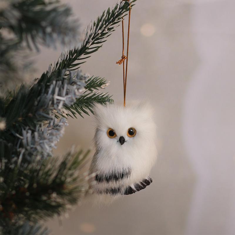 Owl Christmas Ornament: Animal Model for Tree or Party Decoration