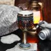 Creative 3D Dragon Beer Cup Resin Stainless Steel Gothic Wine Goblet Viking Medieval Tankard Mugs Bar Decoration