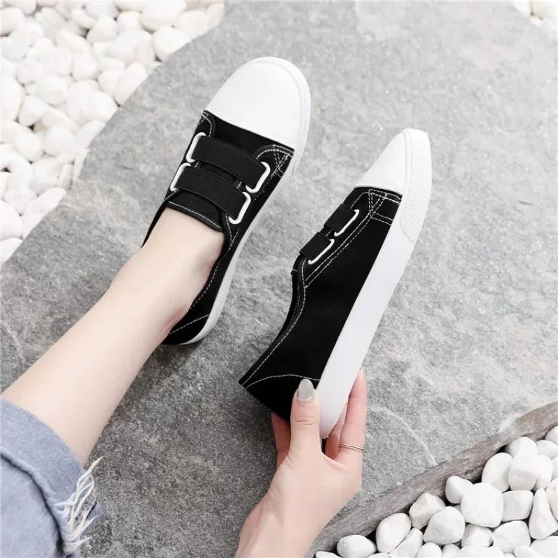 Canvas Shoes Women Shoes New Versatile Korean Version Summer and Autumn Student Shoes Trendy Fashion Casual Shoes