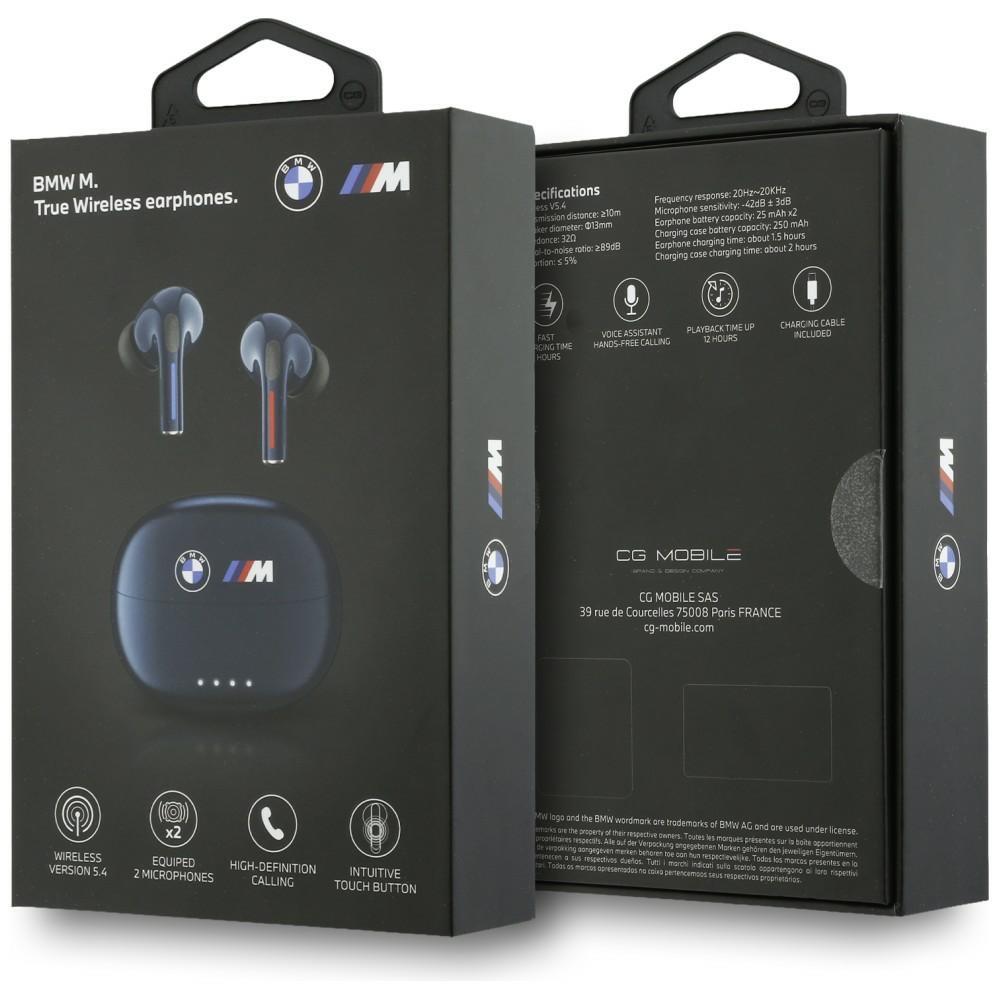 BMW Printed Logo TWS Bluetooth Headphones Navy Blue