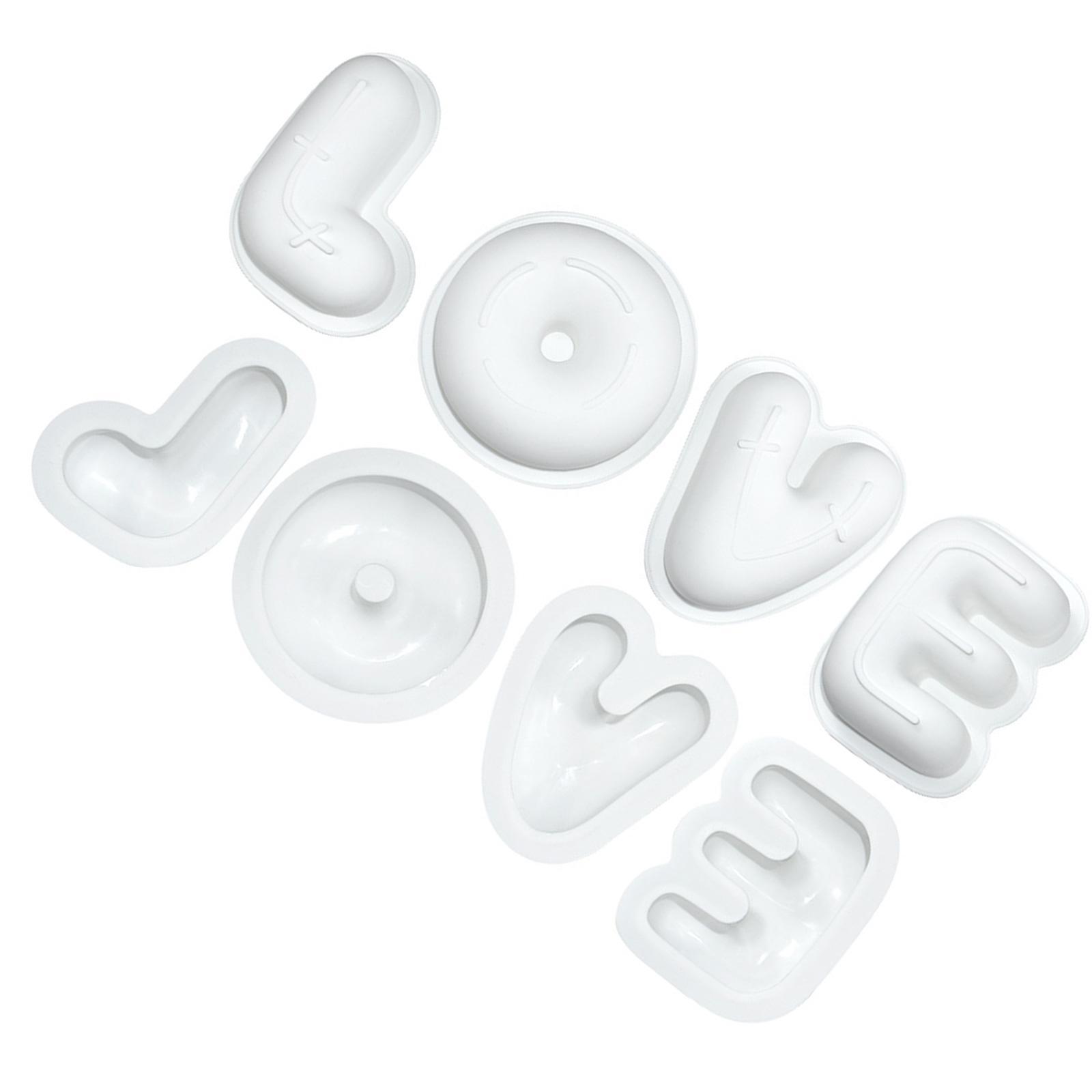 

Valentine s Day Silicone Letter and Rings Shape Mousse Cake Mold for Baking Ideal for Cakes and Sweet Treats B