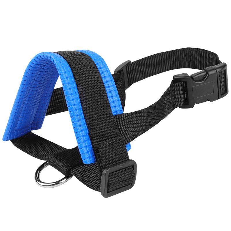 

Adjustable Dog Muzzle Prevent Biting and Barking Safety Breathable Pet Muzzle Anti-Bite & Bark Control With Secure Fit Design S синий