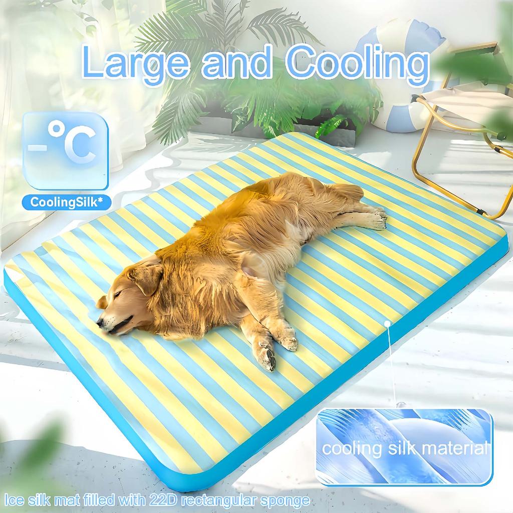 Pet for Dogs and Cats, Self- Sleeping Pad for Hot Summer, Reusable Free Bed, Comfortable Pet Pad