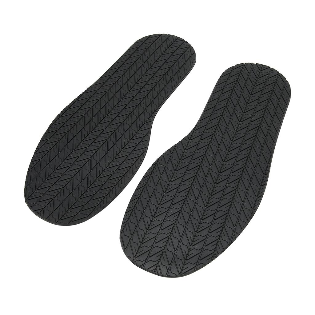 1 Paar Vollsohlen, 12,7 Zoll lang, 4,9 Zoll breit, rutschfeste, geräuschreduzierende Schuhgummisohle zur Reparatur