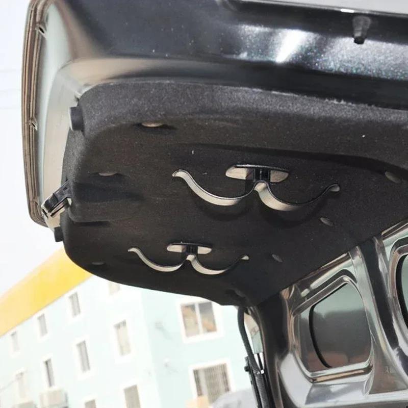 Porte-parapluie Organisateur de coffre Support de montage arrière pour coffre de voiture Crochet pour serviette pour accrocher un parapluie Accessoires de voiture