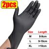 Heavy Duty Orange Nitrile Gloves 8Mil Industrial Disposable Gloves with Diamond Textured Grip for Mechanic Safety & Work Gloves