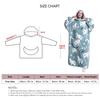 Wearable Blanket Women Home Soft Flannel Casual Print Oversized Hoodie Sweatshirt with Pocket for