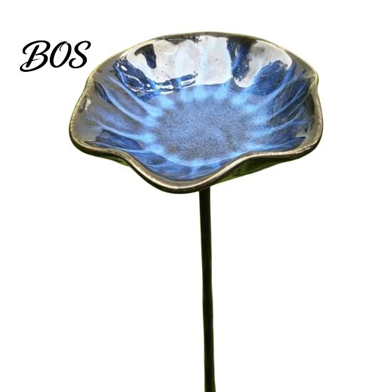 Eco-friendly Bird Habitat Accessory Bee Waterer with Stand, Butterfly Drinking Station Garden Art, Water Feeder Flower Bath for Outdoor Yard,