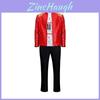 Michael Jackson Cosplay Costume For Anime Role Play Polyester Material With Stylish Design For Gaming Fans