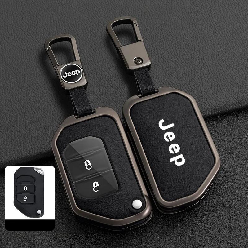 For Jeep Car Remote Key Case Cover Protector Shell For Jeep Gladiator JT Sahara JLU Wrangler JL Rubicon 2018 2019 2 3 4 Butto