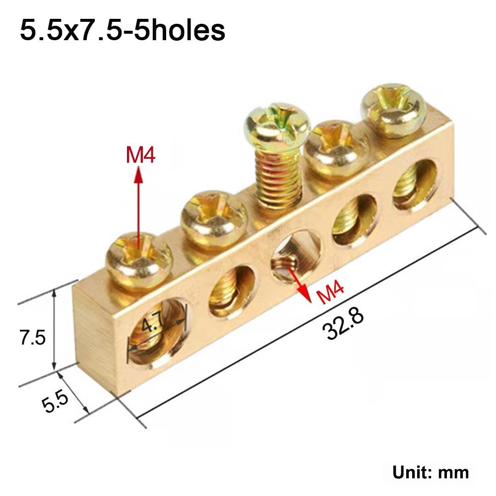 Multi-specification Wire Connector With Hole Screw Terminal Block  Electrical