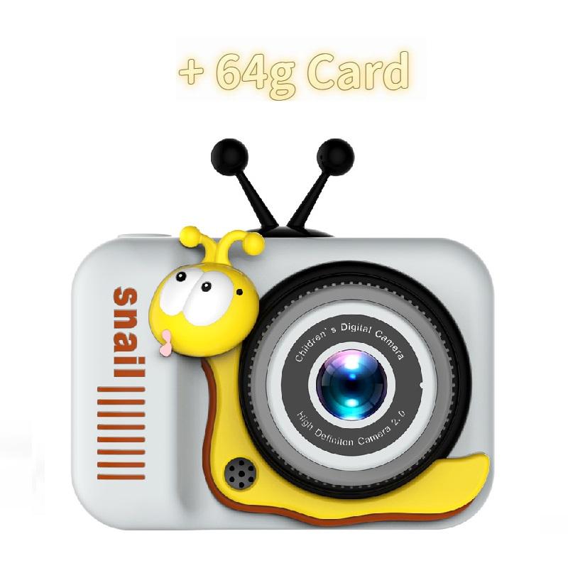 Kinderkamera, Digitalkamera, 20-MP-Kamera, Kinder-Selfie, 4-facher Digitalzoom, 2,0-Zoll-Bildschirm, Doppelobjektiv