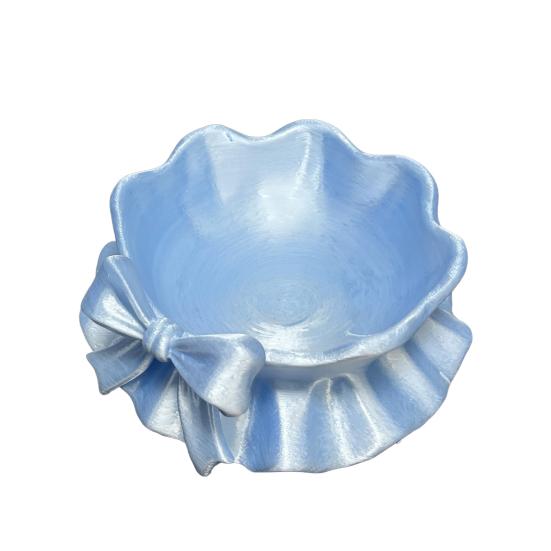 3D Printed Bow Jewelry Tray, Ring Dish, Entryway Table Trays, Decorative Trinket Dish, Jewelry Organizer Tray for Rings Necklaces Bracelets Keys