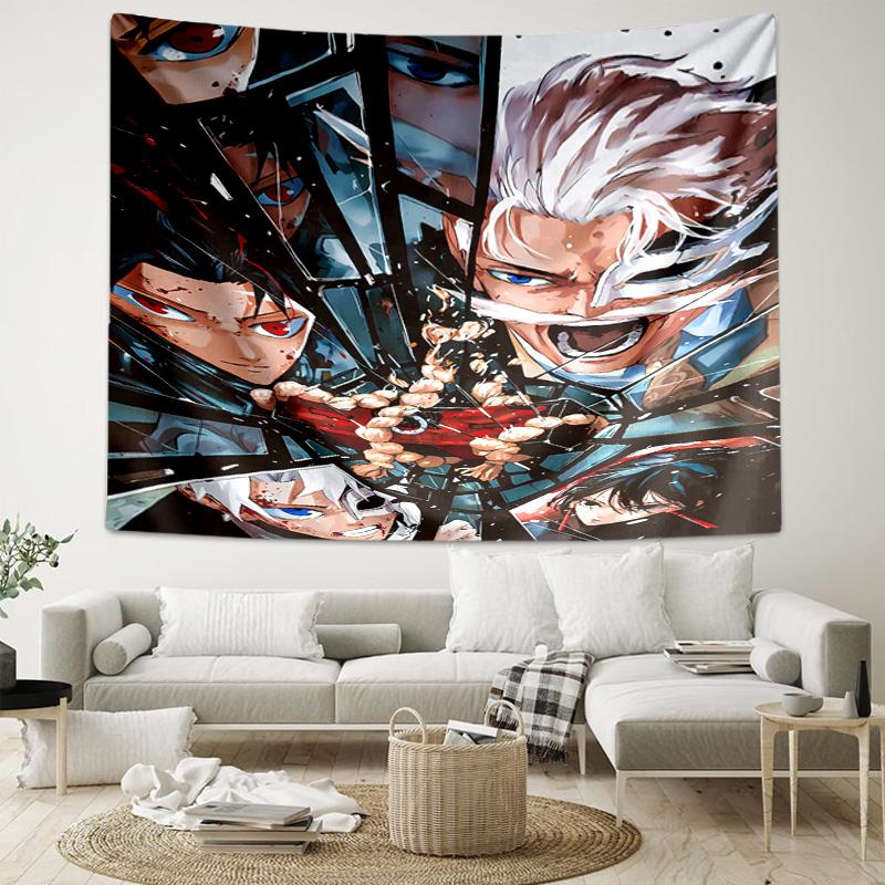 1pc Cool Anime K-Kagurabachi Tapestry, Living Room, Bedroom, Office, Party Decor, Ideal Festive Gift