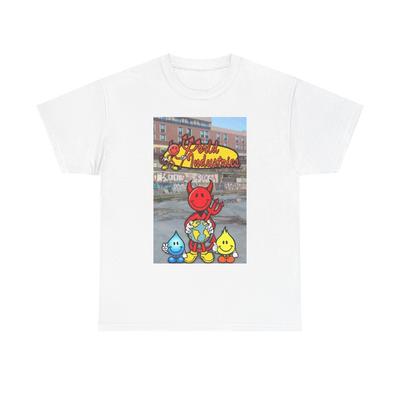 World Industries Grafik T-Shirt Vintage Skateboarding Unisex Schweres Baumwoll-Tee 1